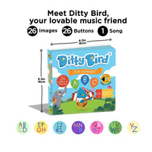 Load image into Gallery viewer, Ditty Bird Fun Alphabet Multi-Coloured 16x2x16cm
