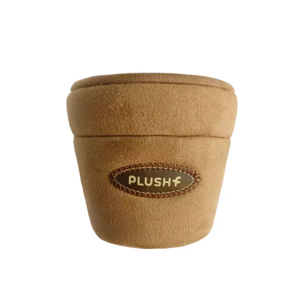 Plushwood Brown Basic Planter Pot