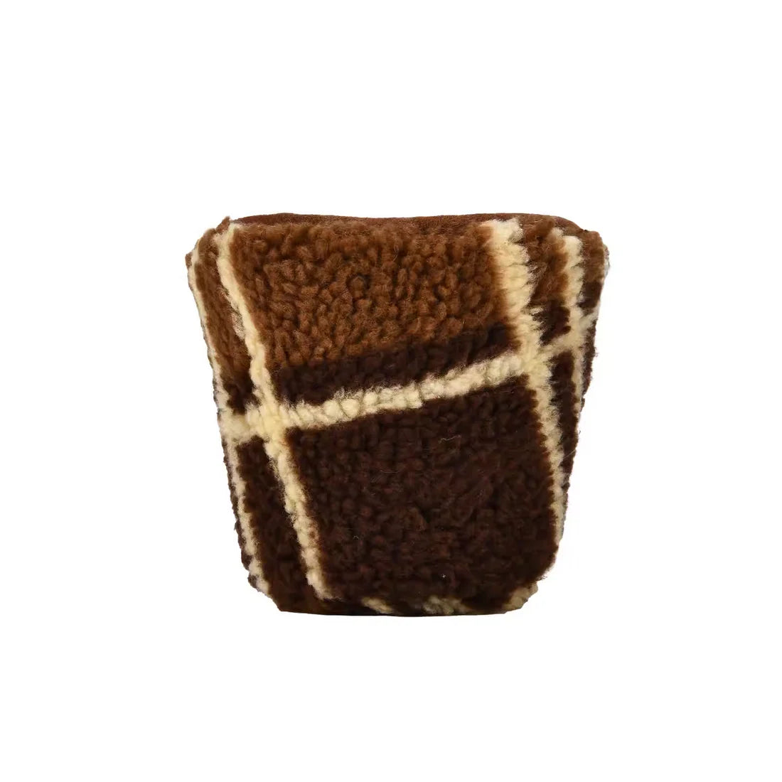 PlushWoods Chocolate Furry Pot 11cm