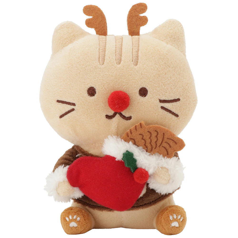 Hapins Christmas Plush Toy Ginger Cat