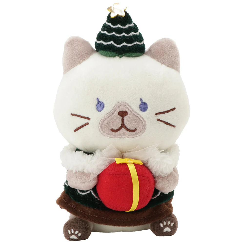 Hapins Christmas Plush Toy Siamese Cat