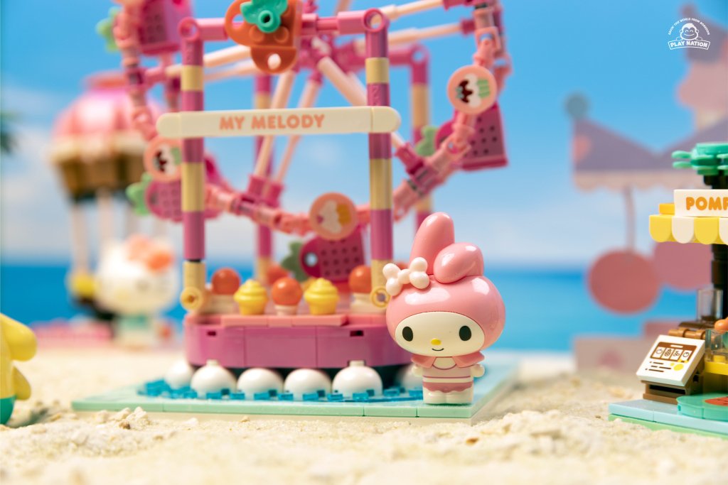 Hello Kitty - YuMe Blocks Summer Wunderland - My Melody Ferris Wheel