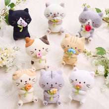 Load image into Gallery viewer, Hapins Flower Kitten Plush Chartreux Cat
