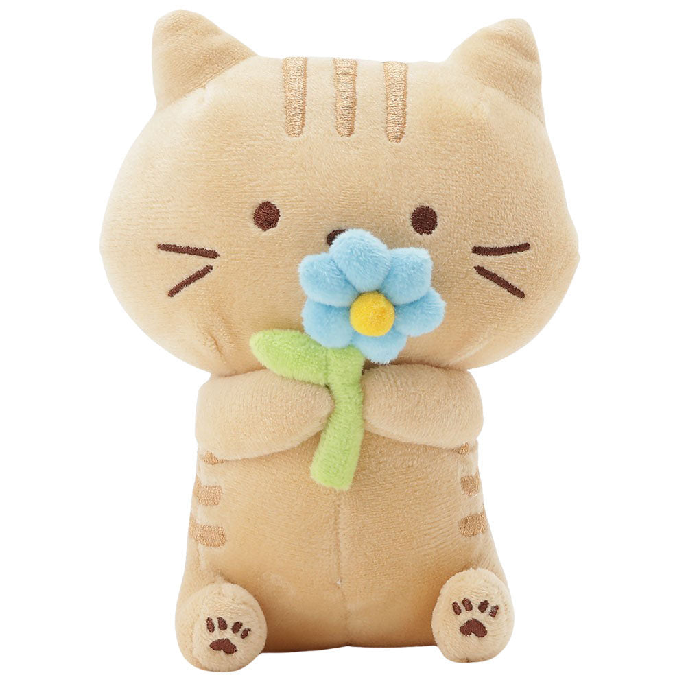 Hapins Flower Kitten Plush Ginger Cat