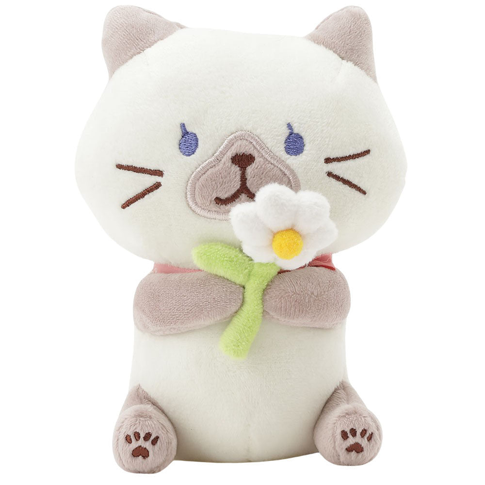 Hapins Flower Kitten Plush Siamese Cat