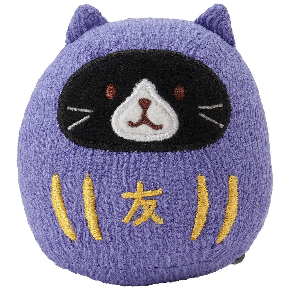 Hapins Fuku Fuku Nyanko (Dark Purple) - Blessing Tumbler Doll Pizza Cat