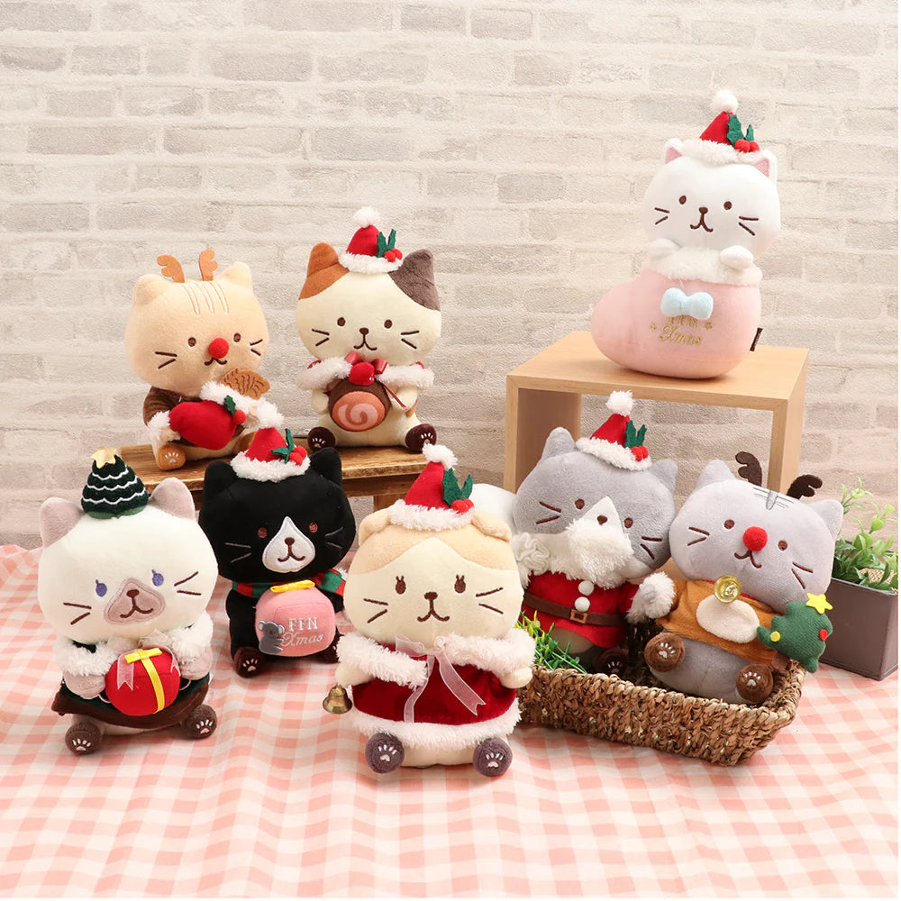 Hapins Christmas Plush Toy Persian Cat