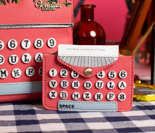Load image into Gallery viewer, Vendula Vintage Rose Typewriter Accordian Card Wallet
