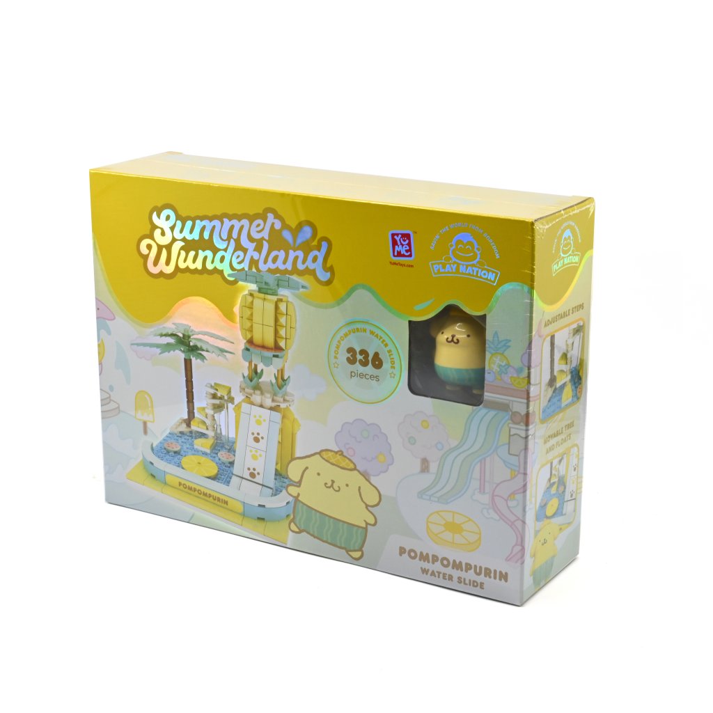 Hello Kitty - YuMe Blocks Summer Wunderland- Pompompurin Water Slide
