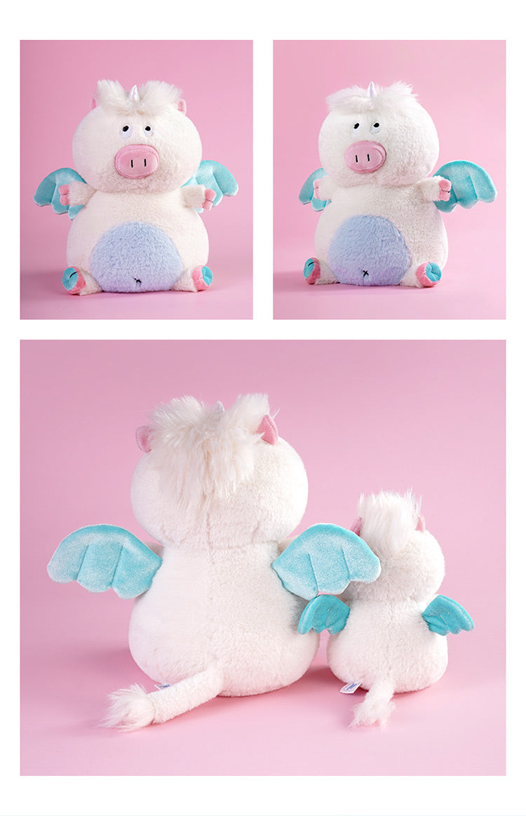 Glee Beanx  – Chubby Series Keycharm - Pipi the Unicorn Officer 13cm