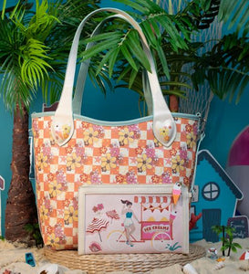 Vendula Sands Reversible Tote and Pouch
