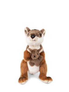 WWF Wallaby with Joey - 19 cm