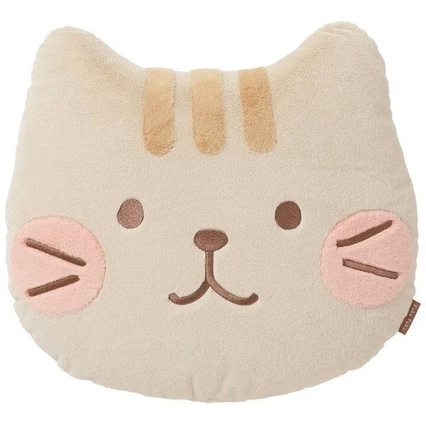 Hapins Blushing Lucky Cat Ginger Cat Cushion