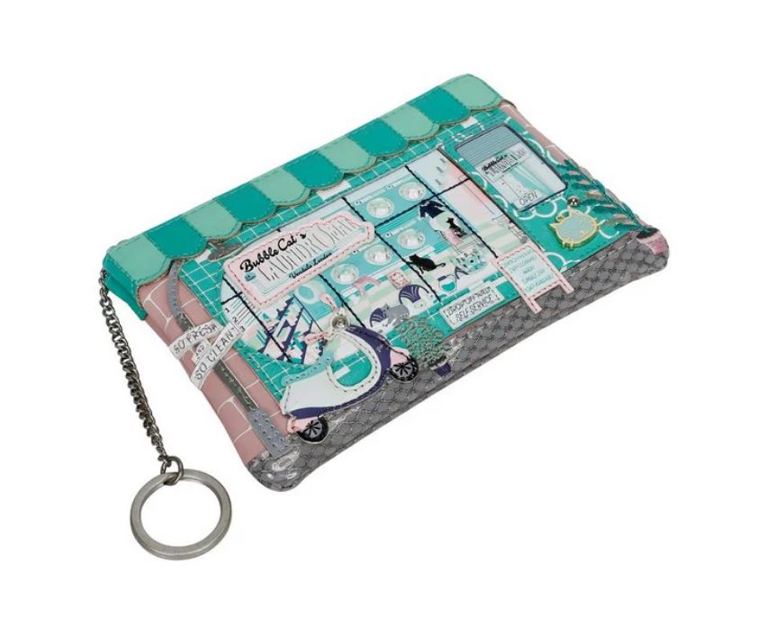 Vendula London Bubble Cats Key Coin Purse