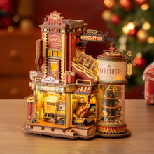 Load image into Gallery viewer, Robotime ROKR Christmas Dream Gift Factory Wooden Music Box EAB01
