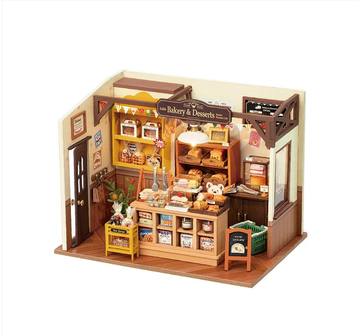 Robotime Rolife DIY Miniature House Becka s Baking House MeeQ