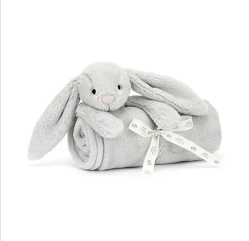 Jellycat Bashful Silver Bunny Blankie