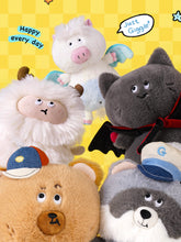 Load image into Gallery viewer, Glee Beanx  – Chubby Series Plush - Officer Nimo the Raccoon 22cm
