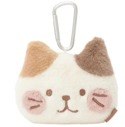 Hapins Blushing Lucky Coin Purse Calio Cat