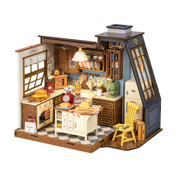 Robotime Rolife Baking Kitchen DIY Miniature House DG172