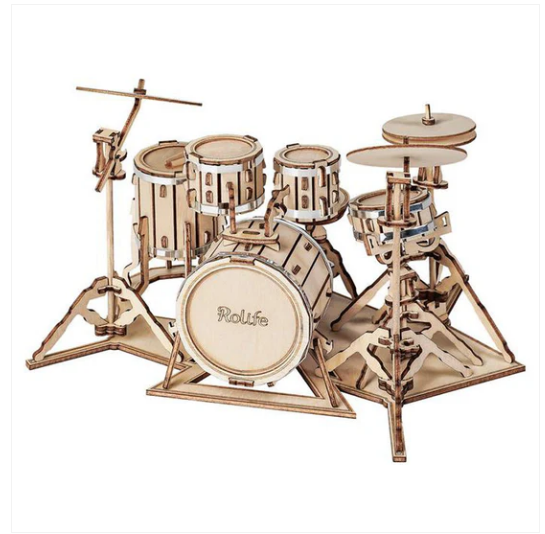 Robotime Classical 3D Drum Kit