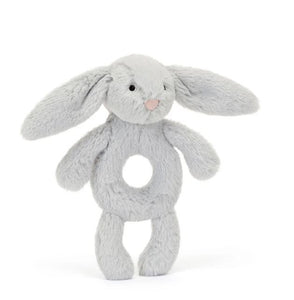 Jellycat Bashful Silver Bunny Ring Rattle