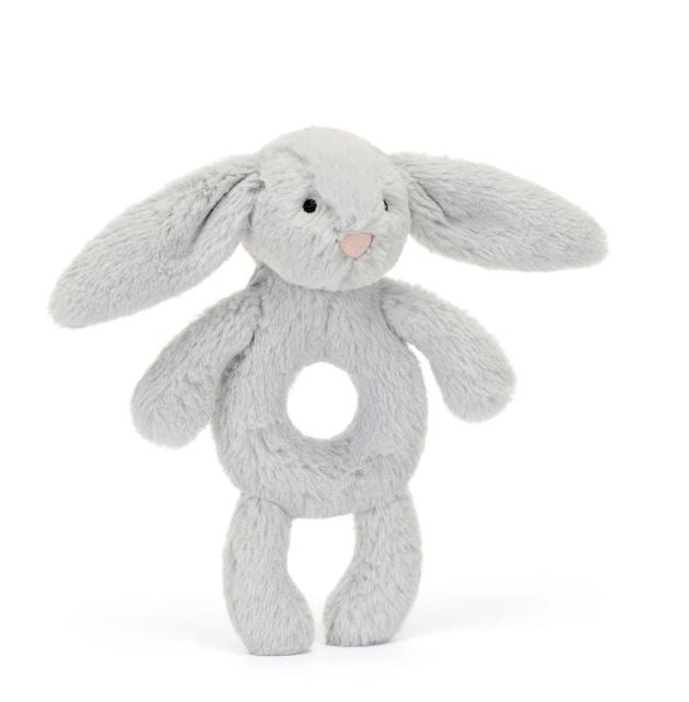 Jellycat Bashful Silver Bunny Ring Rattle