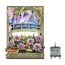 Load image into Gallery viewer, Robotime Rowood Glittering Water Lily Wall Art 3D Wooden Puzzle TH001

