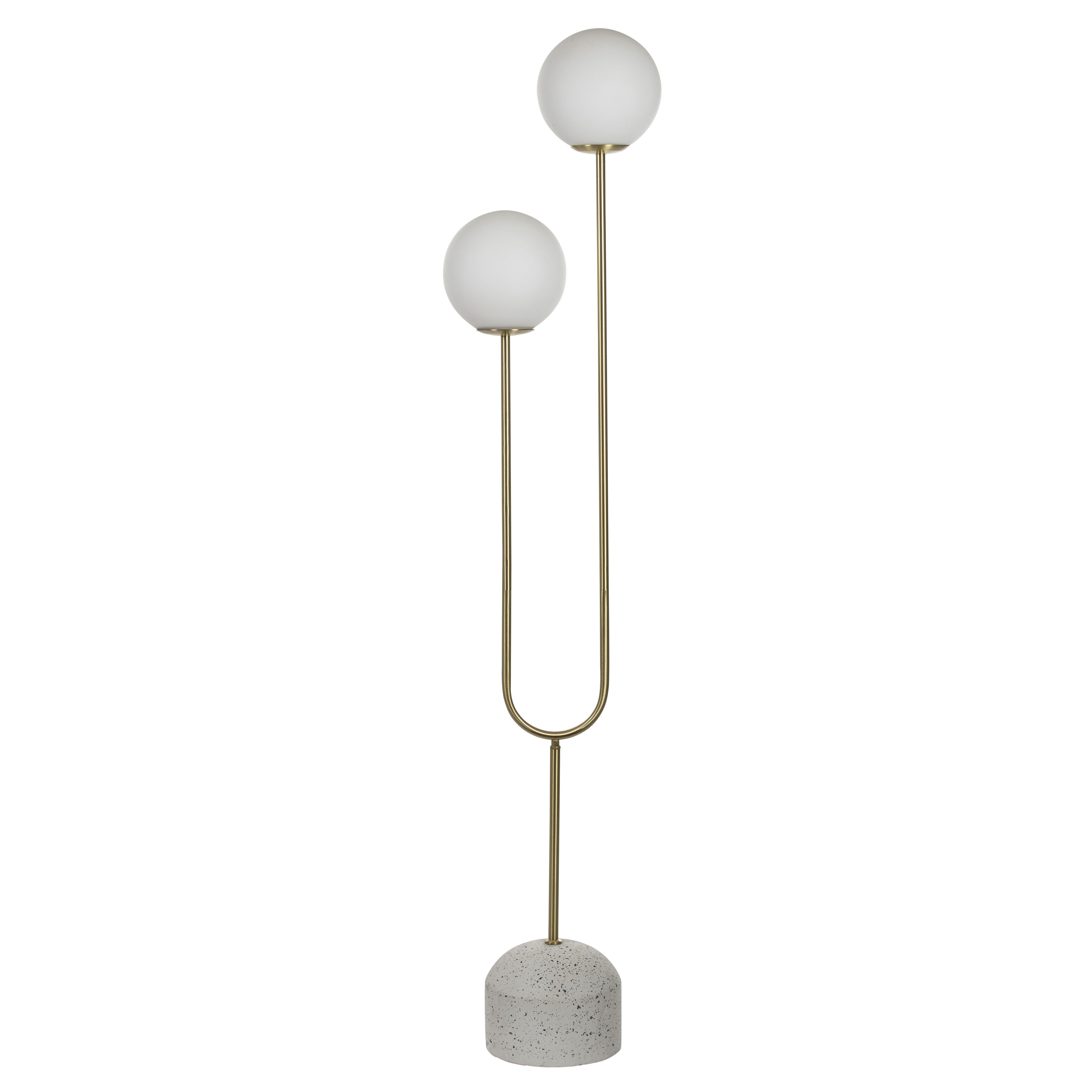 AMALFI TIVOLI FLOOR LAMP WHITE GOLD 32X20X150CM MeeQ