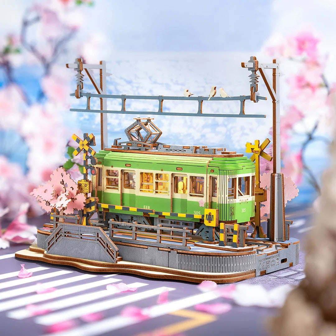 Robotime Rolife Sakura Journey 3D Wooden Puzzle 16.7cm