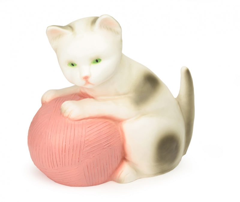Knox & Floyd  Heico Lamp – Cat With Pink Wool