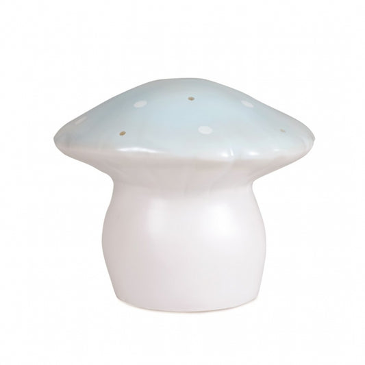 Knox & Floyd Heico Lamp – Medium Mushroom Light Blue