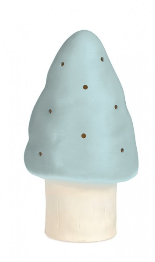 Knox & Floyd Heico Lamp – Small Mushroom Blue