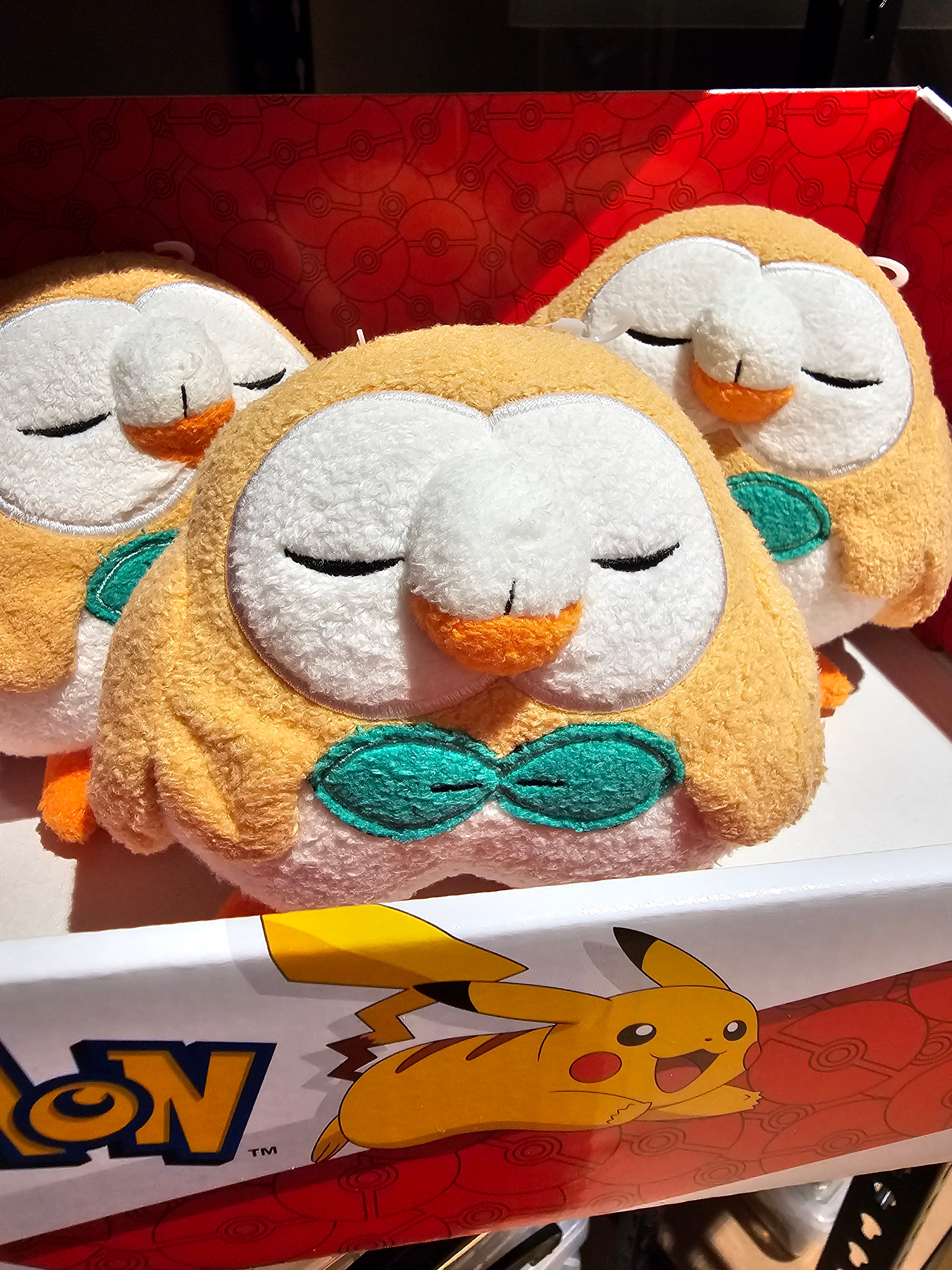 Pokemon 5 Sleeping Plush Rowlet MeeQ