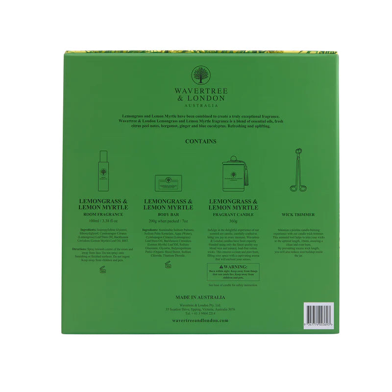 Wavertree & London Gift Set Lemongrass and Lemon Myrtle