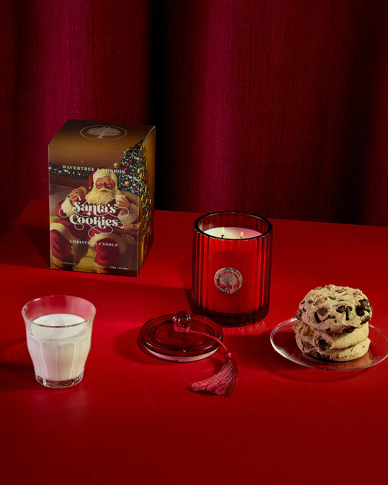 Wavertree & London Candle Santa's Cookies 75hrs 410g