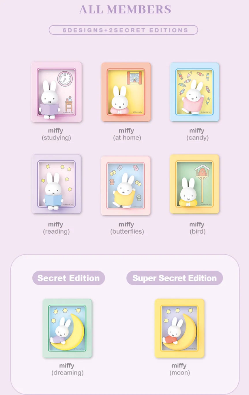 Miffy Blind Box - Photo Frame Fridge Magnet Series