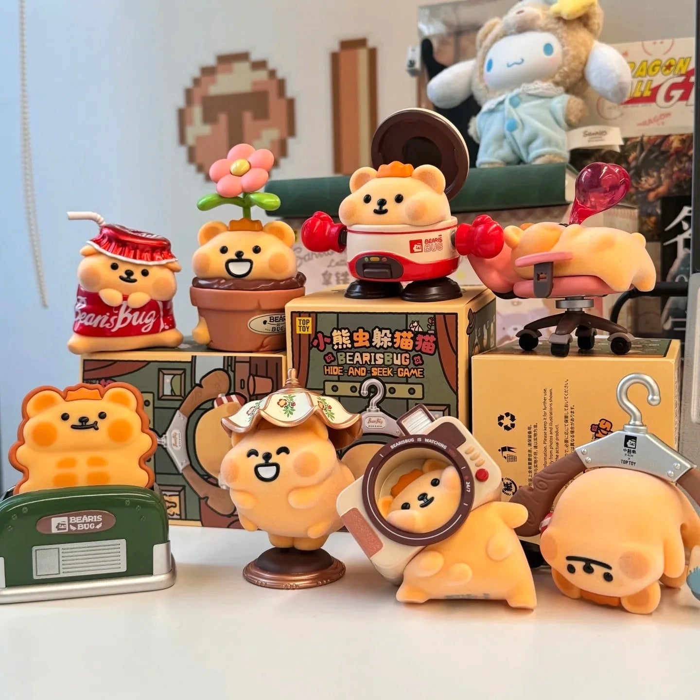 Toptoy Blind Box - BearisBug Hide & Seek Game Series