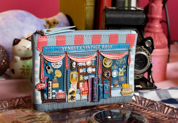 Vendula Vintage Rose Key Coin Purse