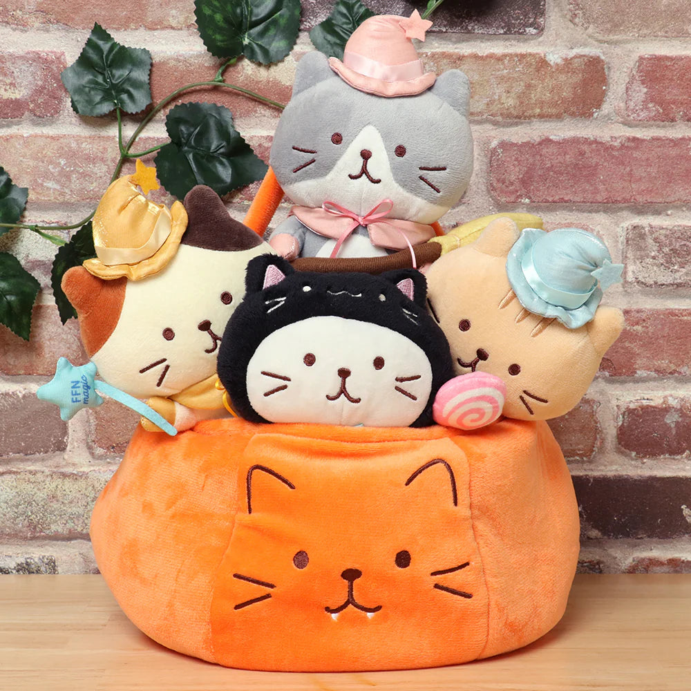 Hapins Halloween Kitten Plush Ginger Cat