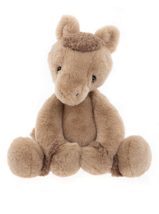 Bear & Me by Charlie Bears Clip Clop Pony (Oatmeal Brown) 33cm