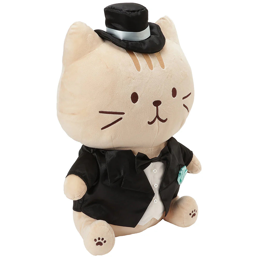 Hapins Happy Wedding Plush Large Ginger Cat