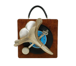 Vendula Vintage Rose Gramophone Case Bag
