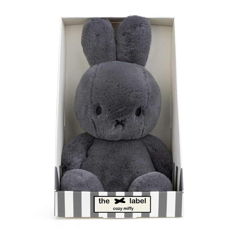 Miffy & Friends Cozy Miffy in Giftbox Grey 23cm
