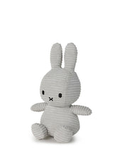 Load image into Gallery viewer, Miffy &amp; Friends Miffy (ECO) Corduroy Soft Grey 23cm
