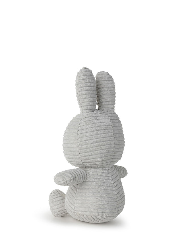 Miffy & Friends Miffy (ECO) Corduroy Soft Grey 23cm