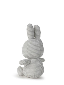 Miffy & Friends Miffy (ECO) Corduroy Soft Grey 23cm