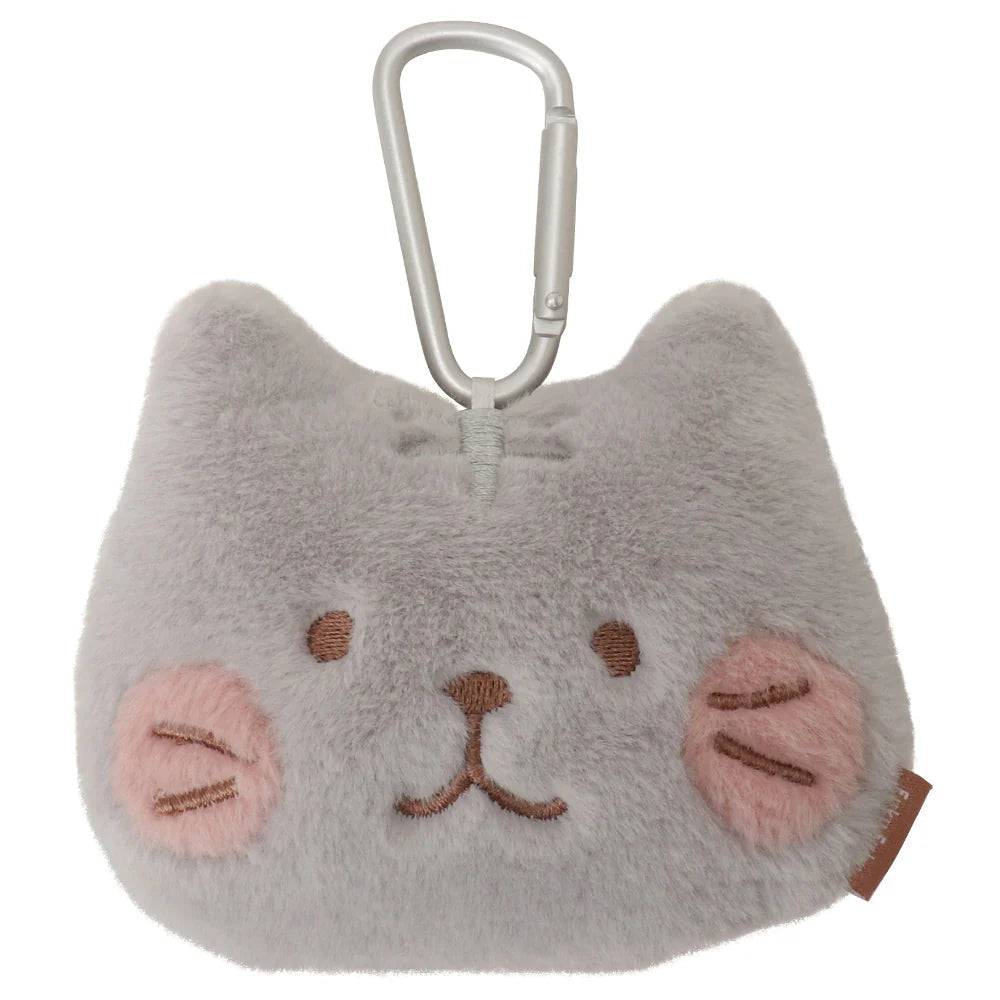 Hapins Blushing Lucky Coin Purse Chartreuse Cat
