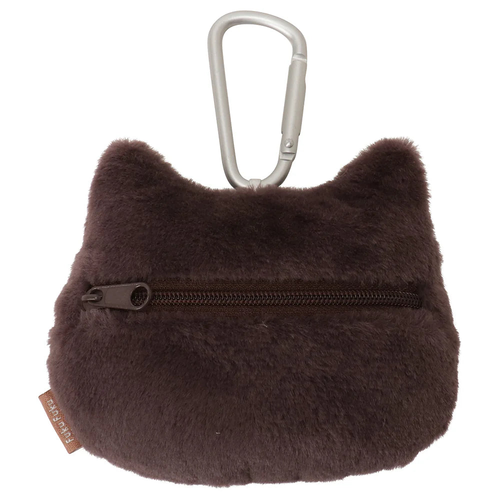 Hapins Blushing Lucky Coin Purse Tuxedo Cat