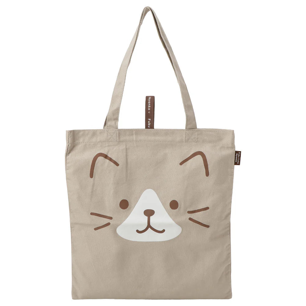 Hapins Canvas Tote Gray Bag Ragdoll Cat
